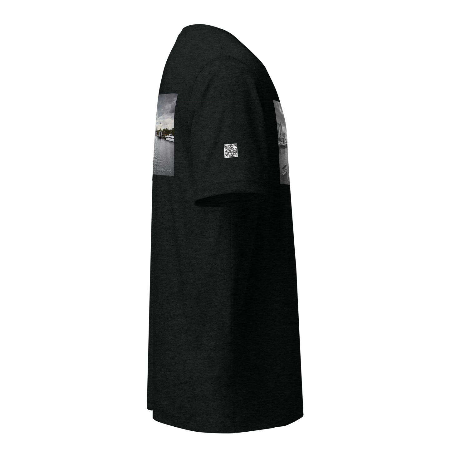 2019 FLIBS Boat Show - Solid Black Tri-Blend Bella 3413 T-Shirt