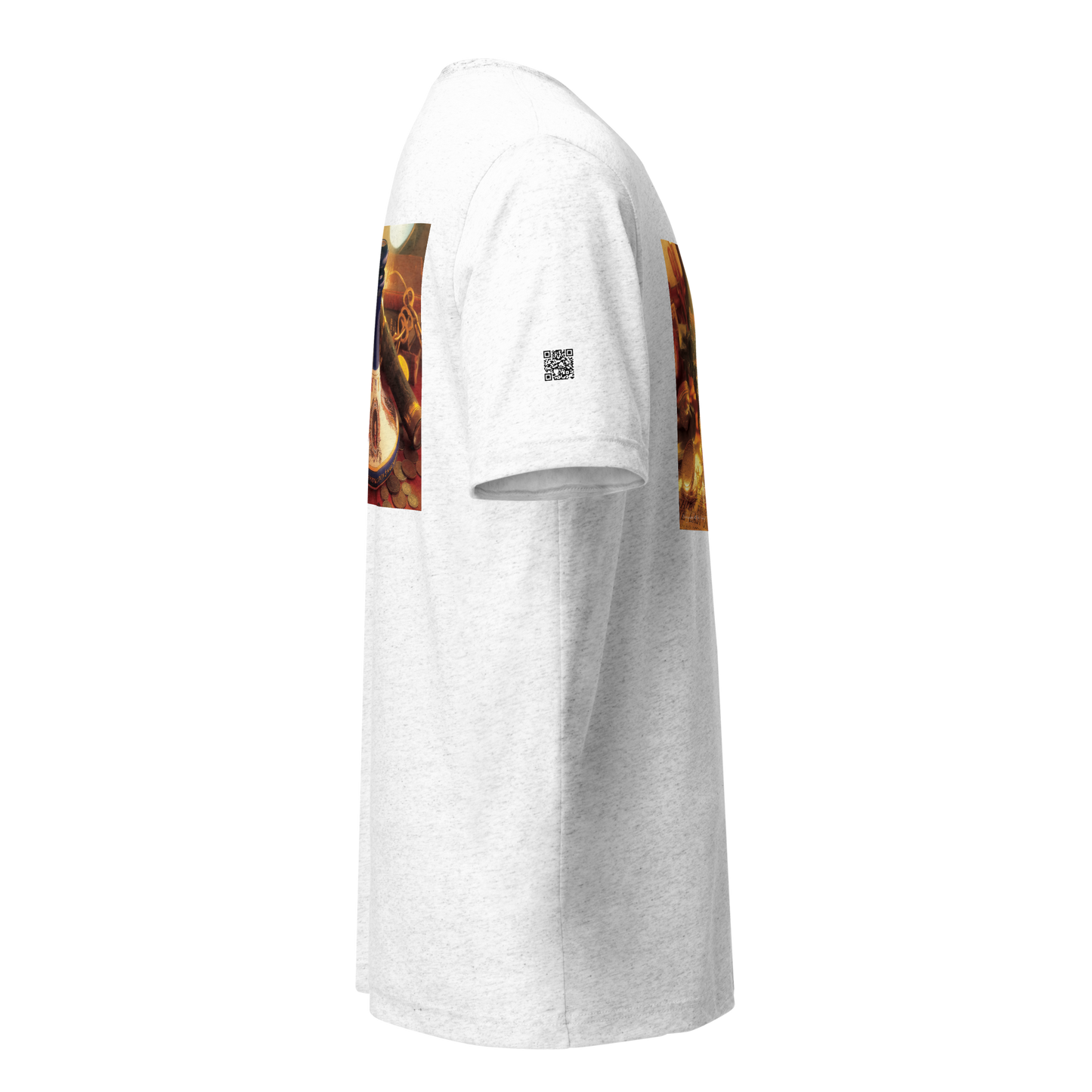 Pussers Rum Decanter - White - Tri-Blend Bella 3413 short sleeve t-shirt
