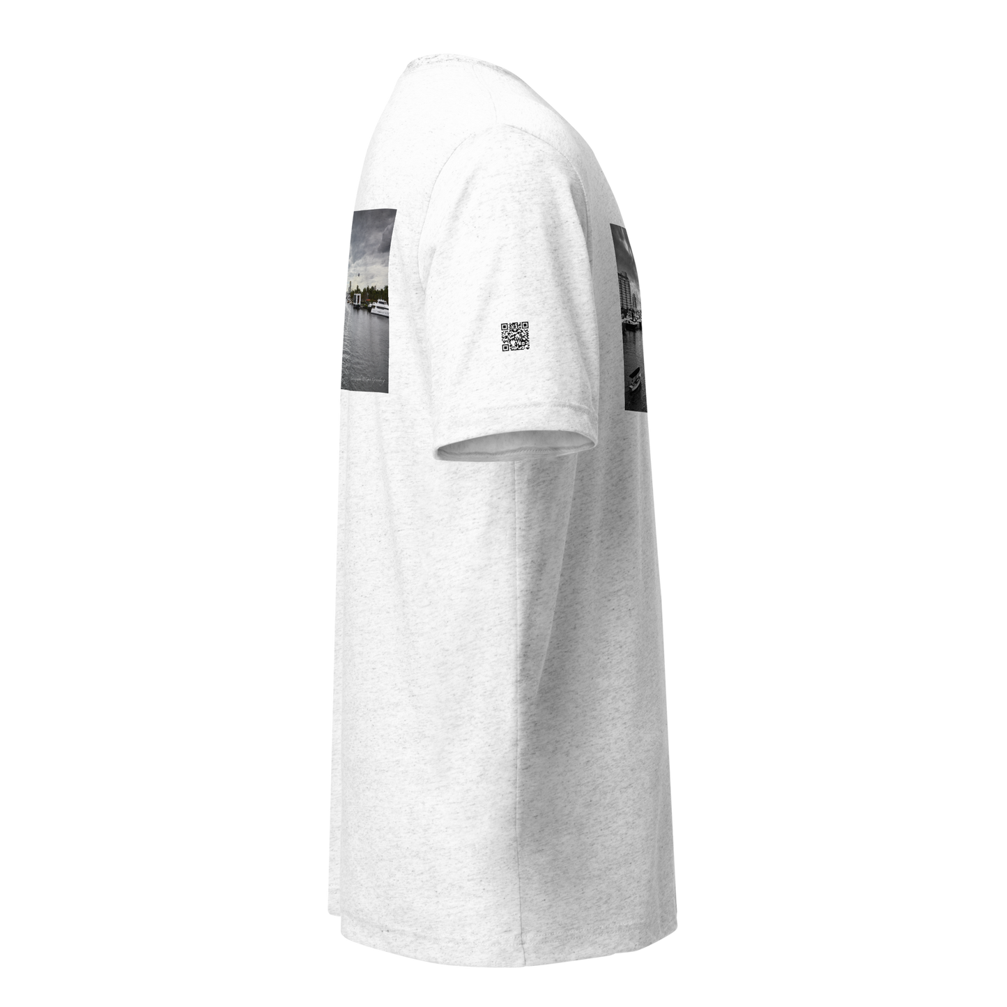 2019 FLIBS Boat Show - White Tri-Blend Bella 3413 T-Shirt