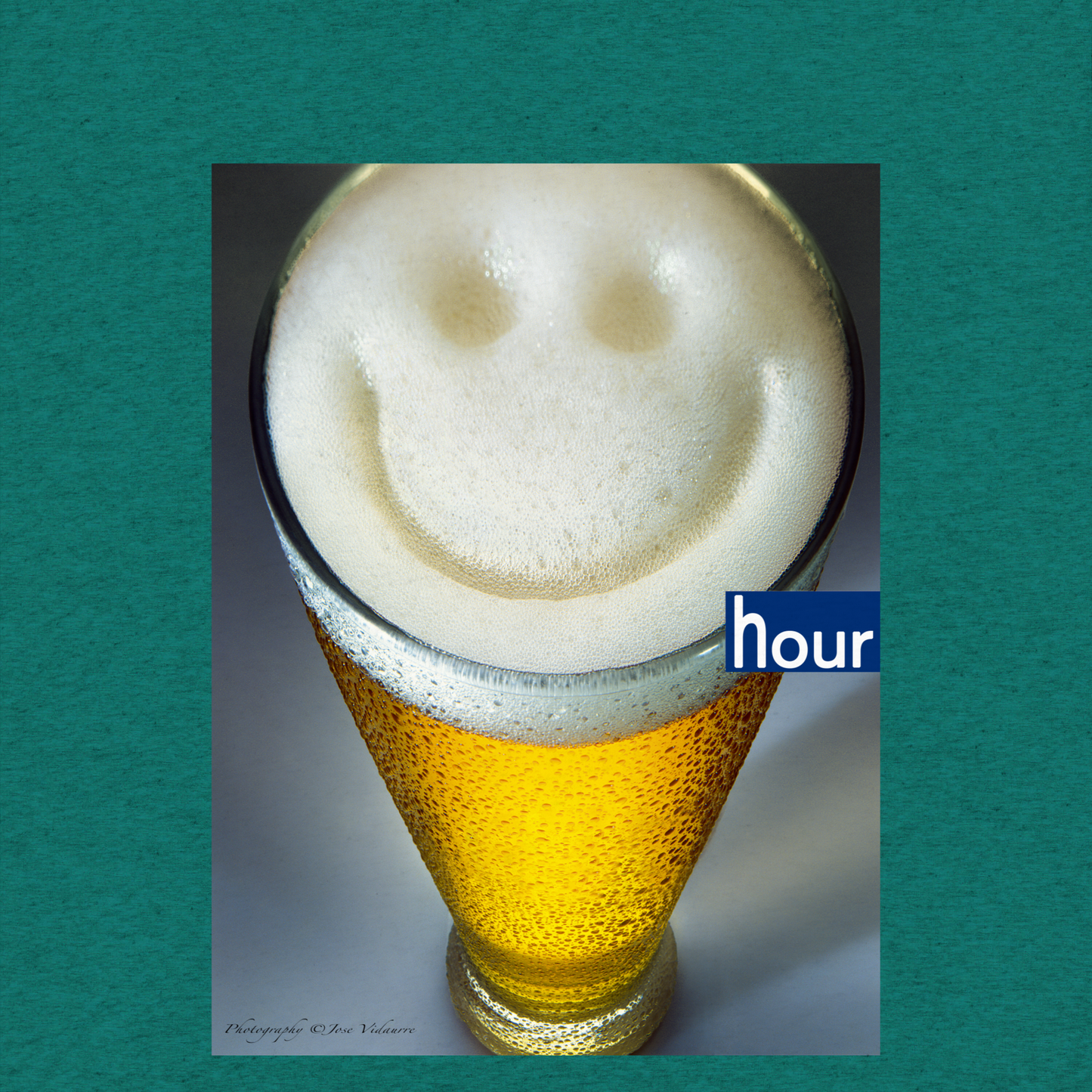 Beer Toast on front/Happy Hour on back - Choose From 5 Different Colors - Tri-Blend Bella 3413 short sleeve t-shirt