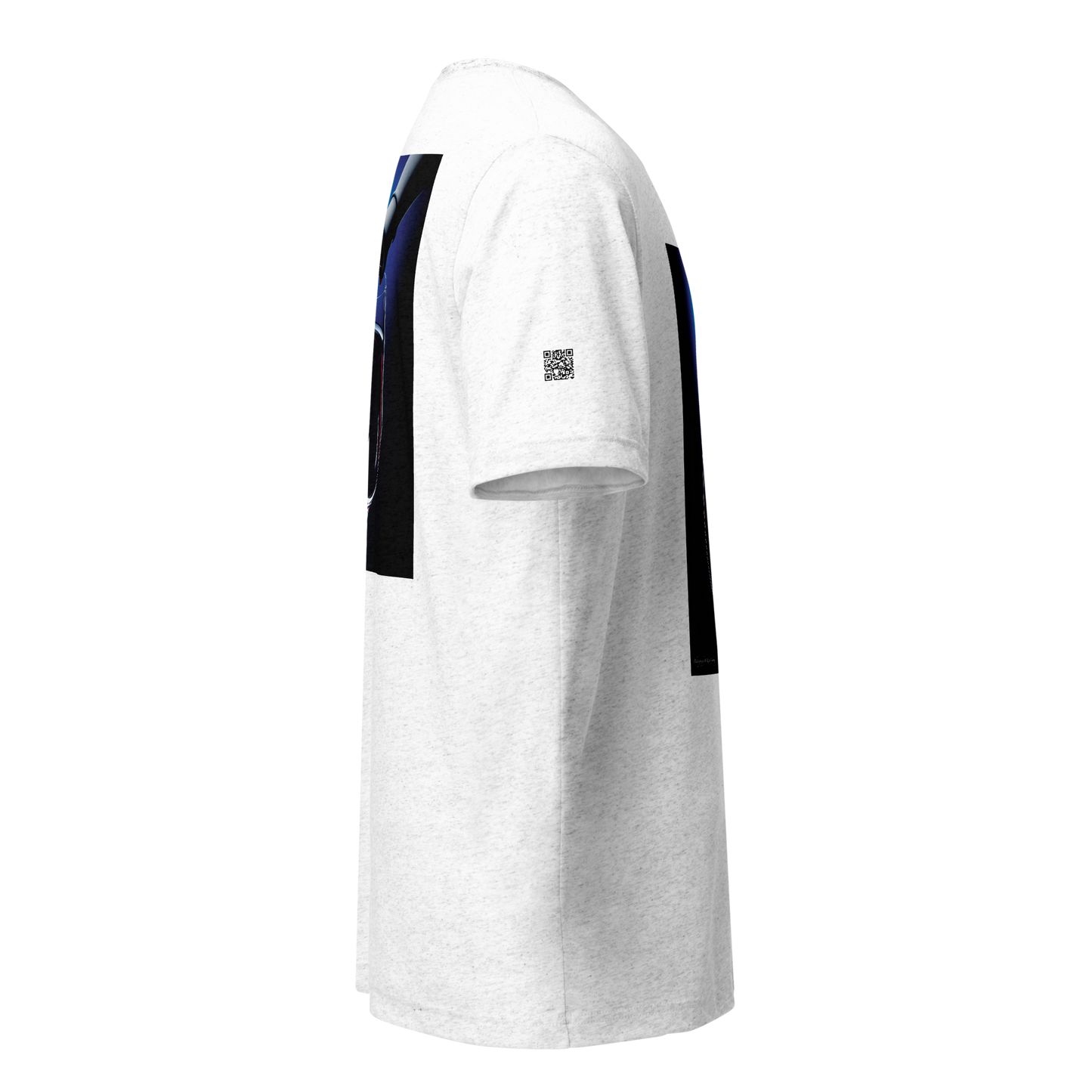 Wine Glass on White - Tri-Blend Bella 3413 Short sleeve t-shirt